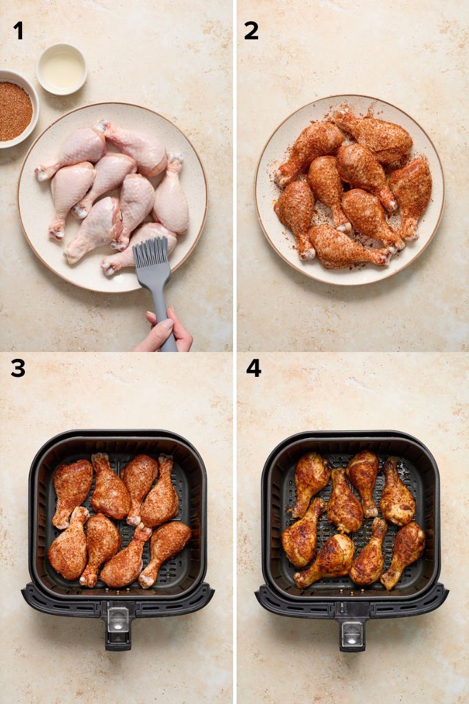 How to make drumsticks in air fryer