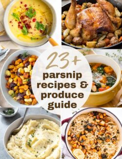 23+ Parsnip recipes and produce guide long collage pin