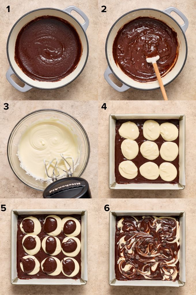 How to make cheesecake brownies