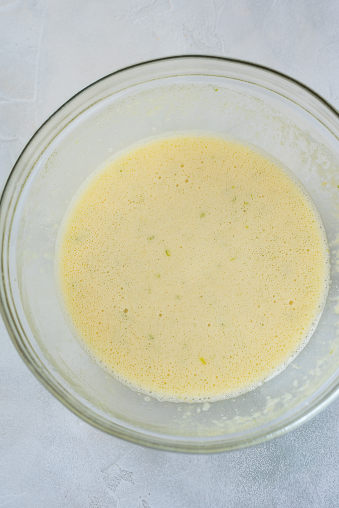 Filling for key lime bars.