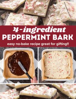 4-ingredient peppermint bark recipe.