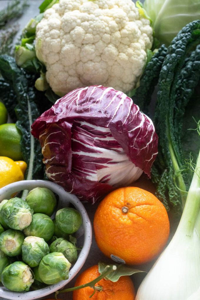 January in season produce.