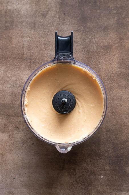 Smooth, creamy pub cheese in food processor.