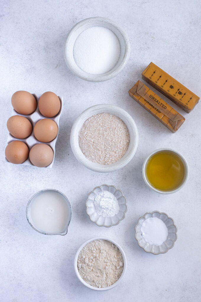 Common ingredient substitutions for cooking and baking including flour, butter, eggs and more.