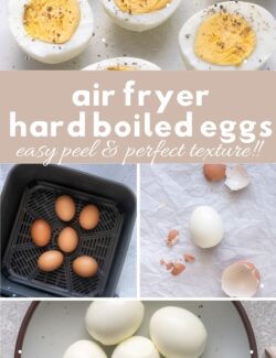 Air fryer hard boiled eggs long pin.