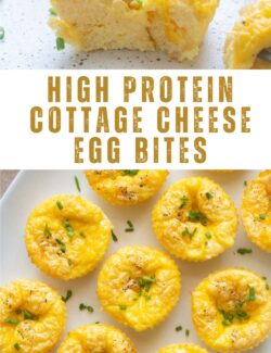 High protein cottage cheese egg bites long pin.