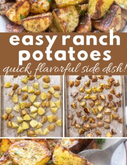 Ranch Potatoes collage pin.